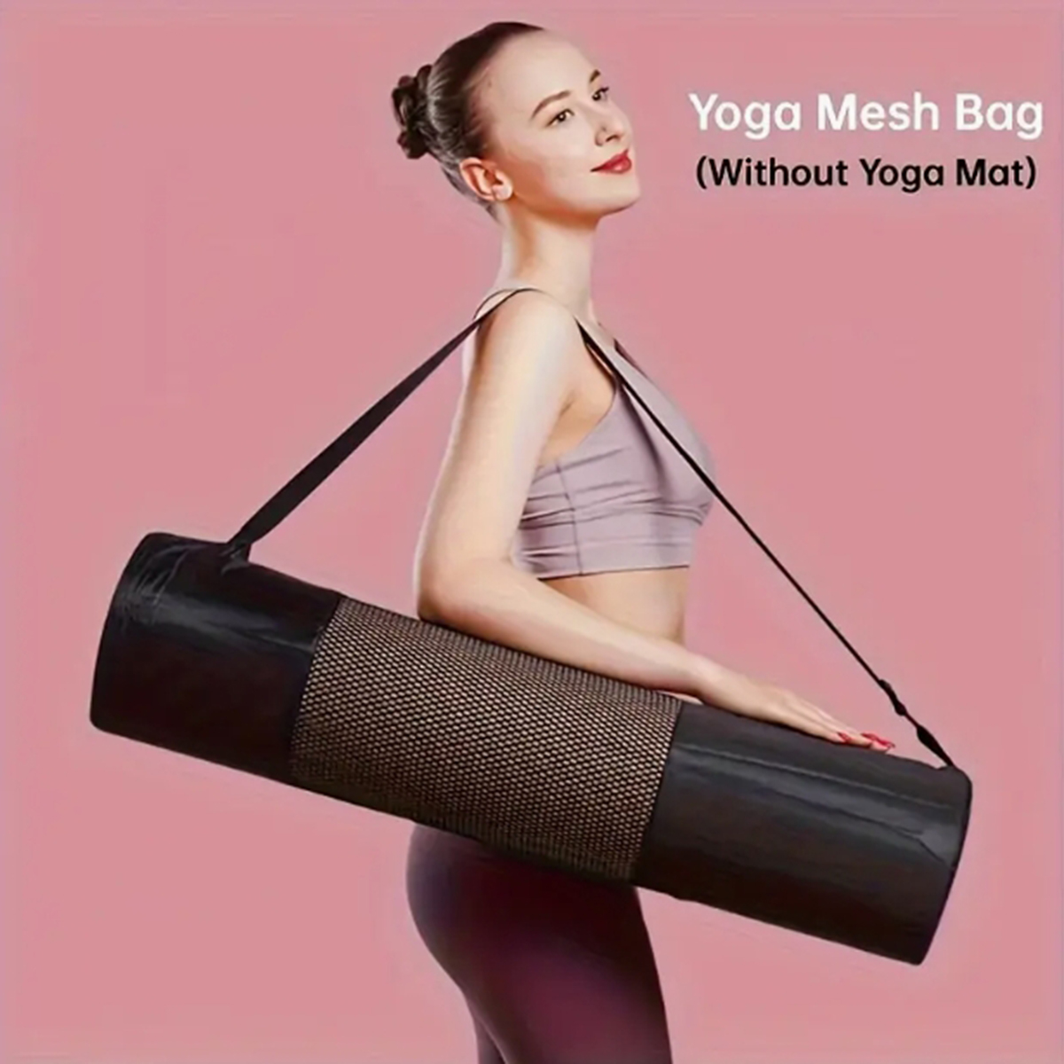 Yoga Mat - حقيبة شبكية لتخزين حصيرة اليوغا قابلة