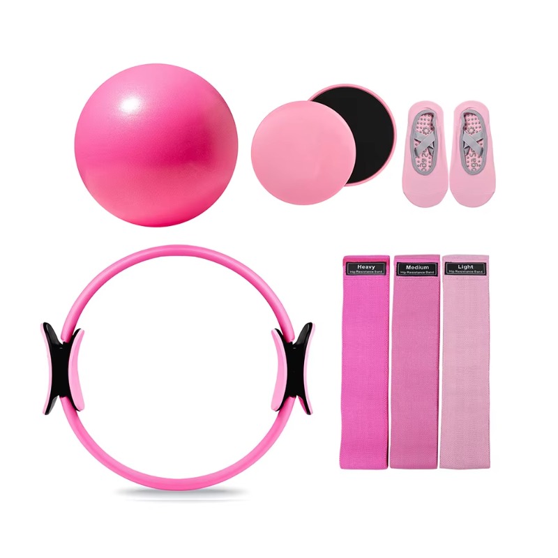 Resistance Band - مجموعة ملحقات بيلاتس YTYINPilates، تتضمن كرة