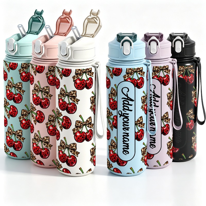 Sports Water Bottle Insulated - زجاجة مياه بلاستيكية كبيرة سعة 25
