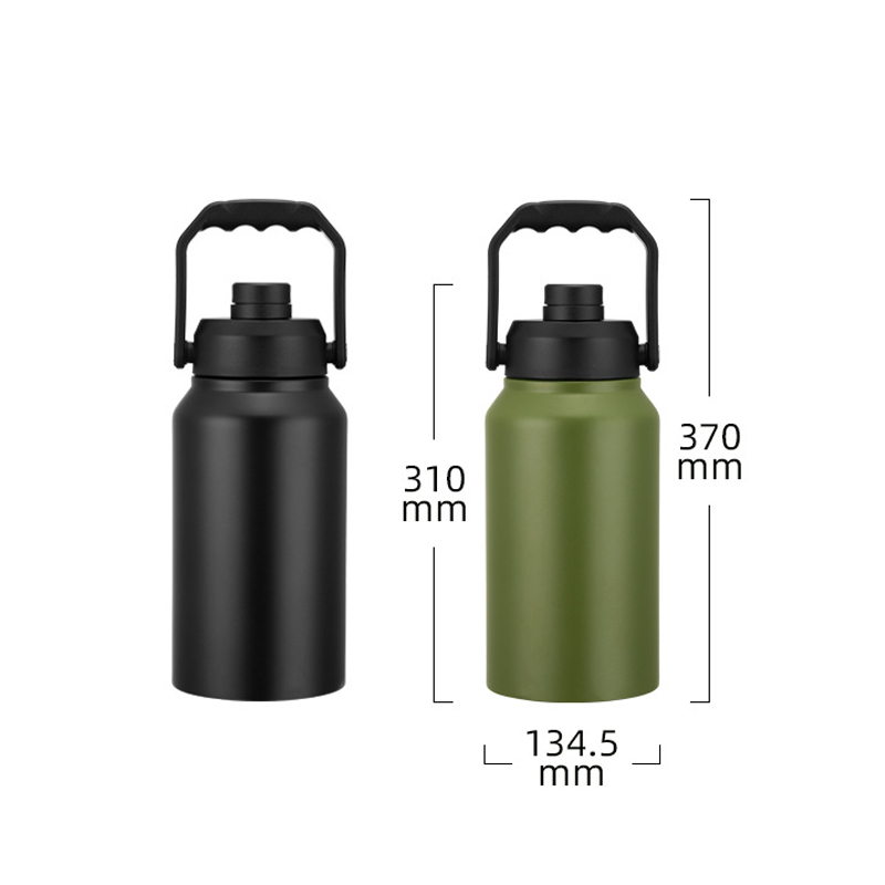 زجاجة ماء معزولة مع غطاء ومقبض - مراجعة Sports Water Bottle Insulated وسعره