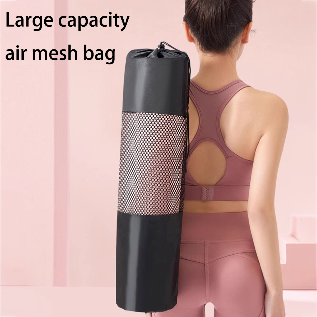 حقيبة شبكية لتخزين حصيرة اليوغ - مراجعة Yoga Mat وسعره