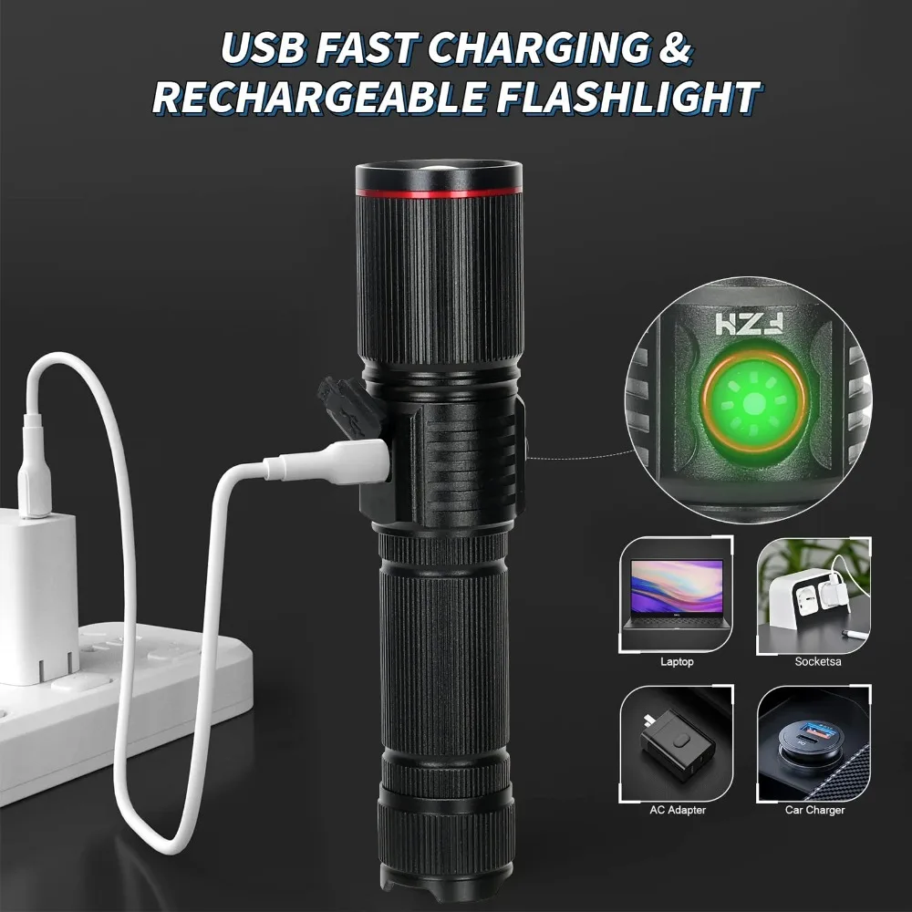 مصباح يدوي LED قوي قابل لإعادة - مراجعة Jump Rope وسعره