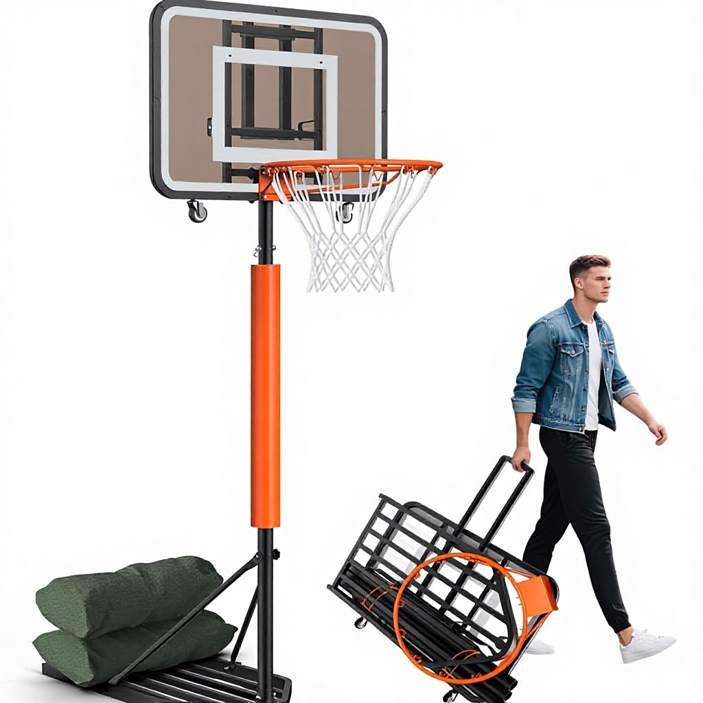 نظام سلة كرة سلة محمول قابل لل - مراجعة Basketball Hoop وسعره