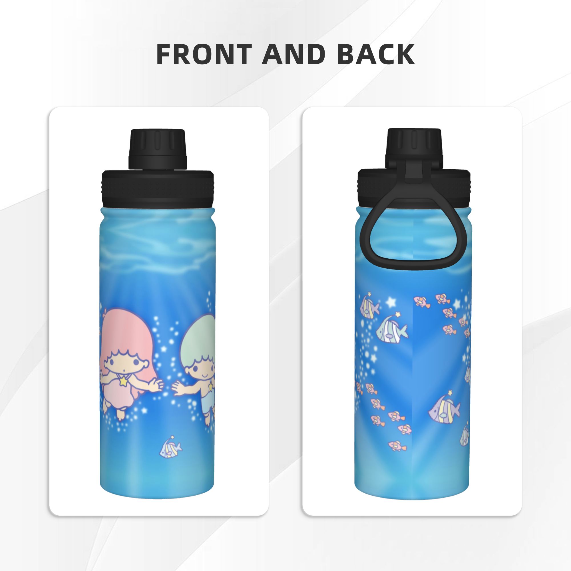 زجاجة مياه معزولة حراريًا بتصم - مراجعة Sports Water Bottle Insulated وسعره