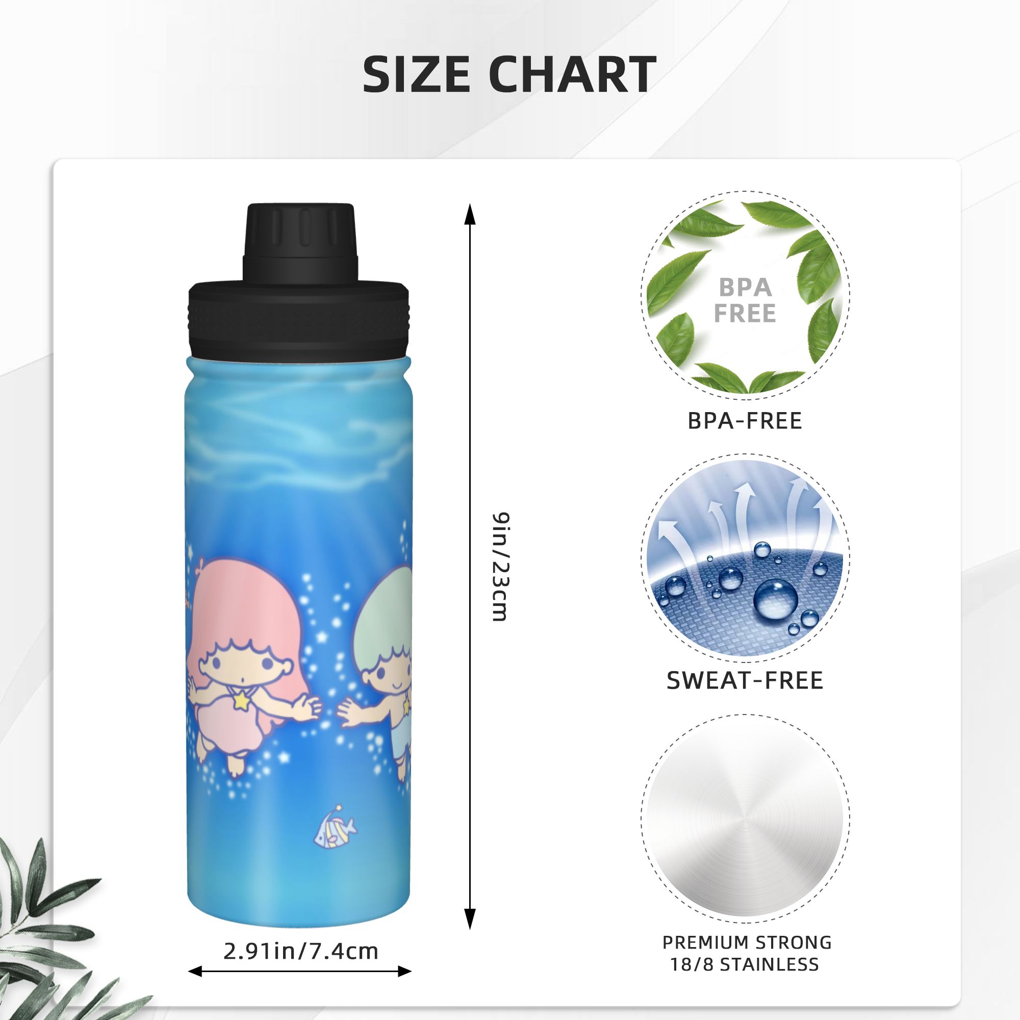 زجاجة مياه معزولة حراريًا بتصم - مراجعة Sports Water Bottle Insulated وسعره