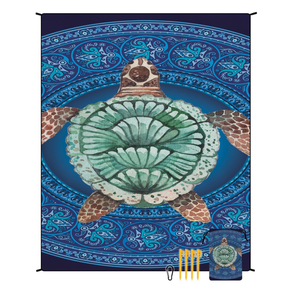 منشفة شاطئ بتصميم شجرة النخيل  - مراجعة Yoga Mat وسعره