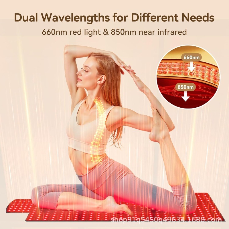 الأحمر الأشعة تحت الحمراء العل - مراجعة Yoga Mat وسعره